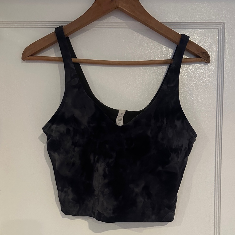 Lululemon Black Tie-dye Women's Top